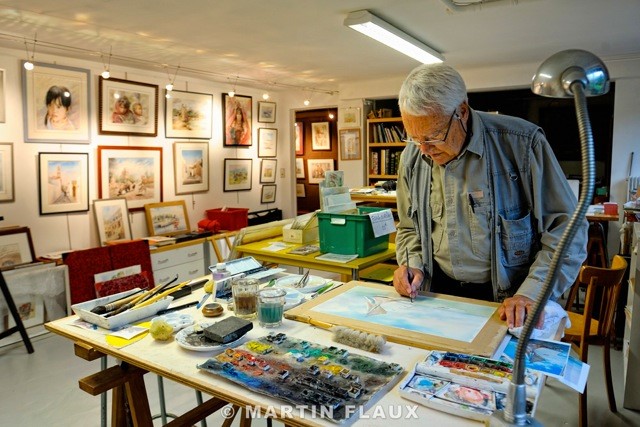 andré le noir, artiste peintre aquarelliste portraitiste