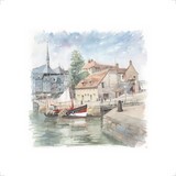 Bateau de pêche à Honfleur